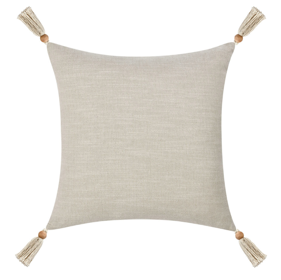 Chestnut/Green Throw Pillow 22x22