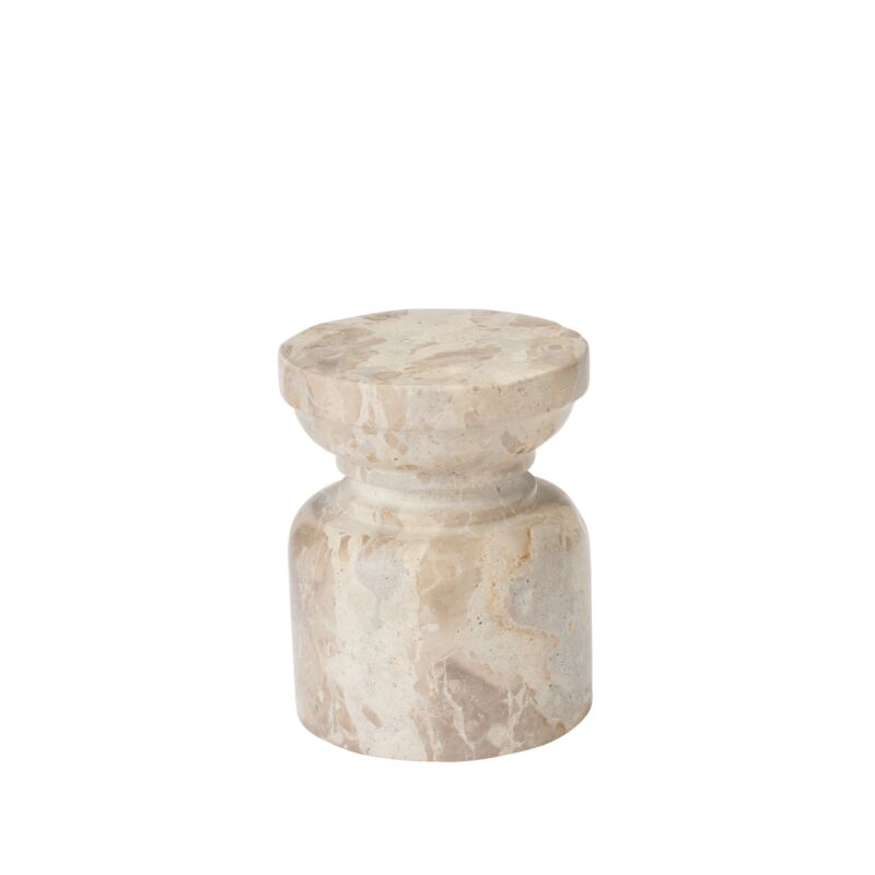 Stone Pedestal White