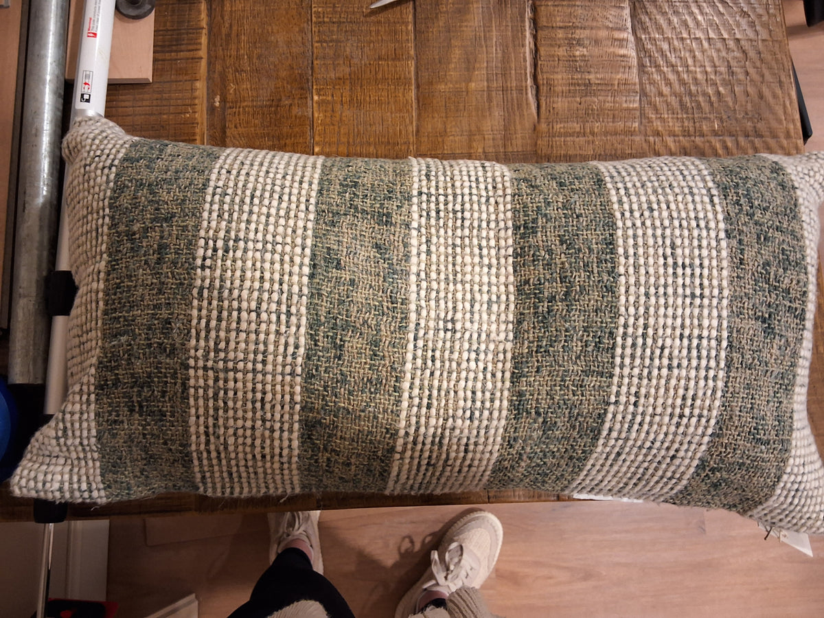 GREEN/IVORY 14X26