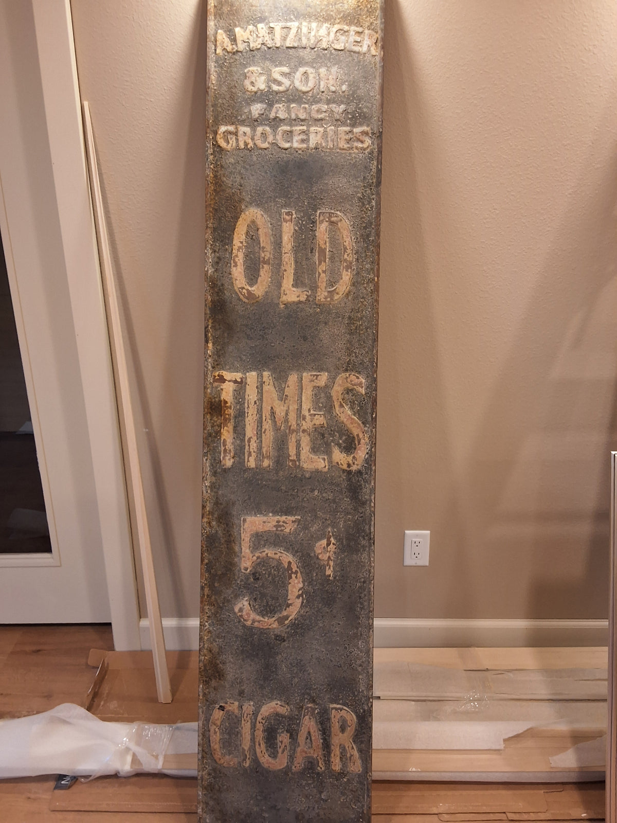 Old Times Sign
